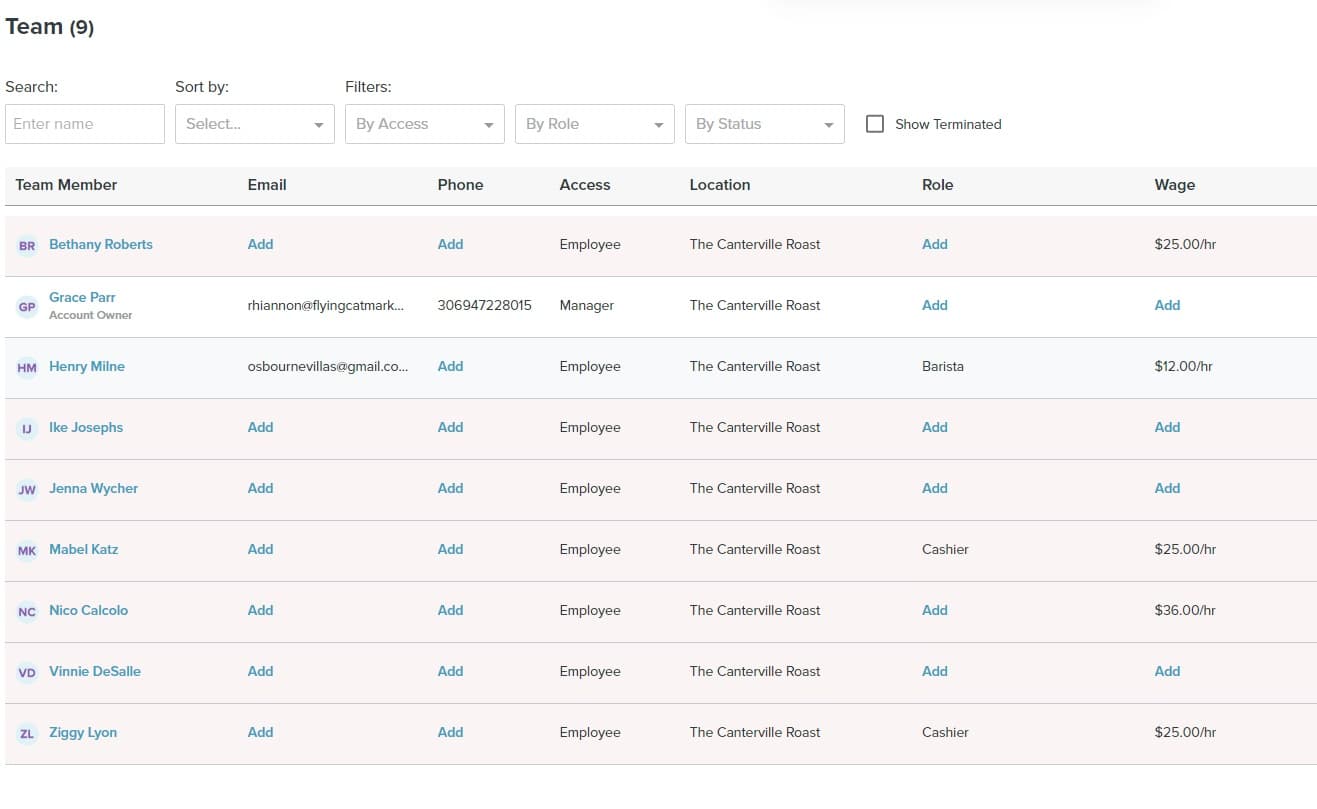 Homebase can bring various pay arrangements into one view