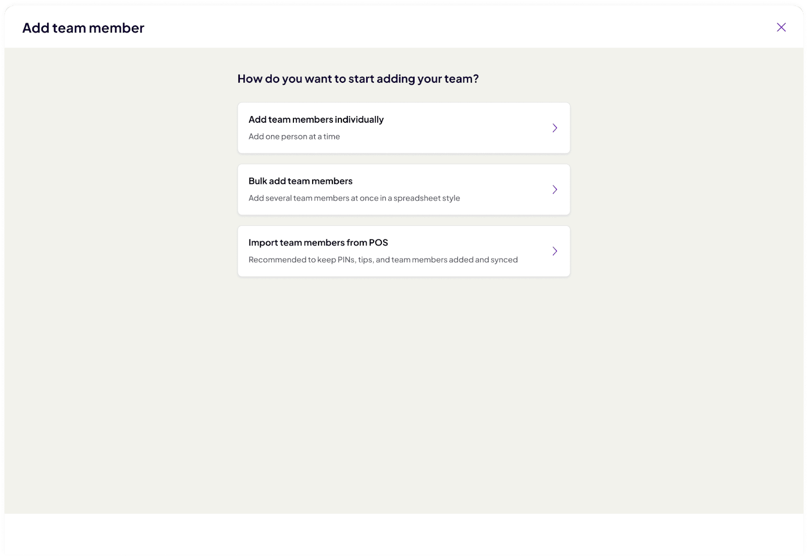 Add a team member to Homebase schedule maker