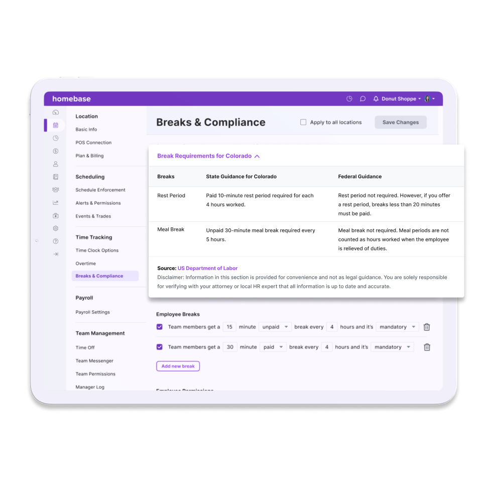 Owner compliance dashboard
