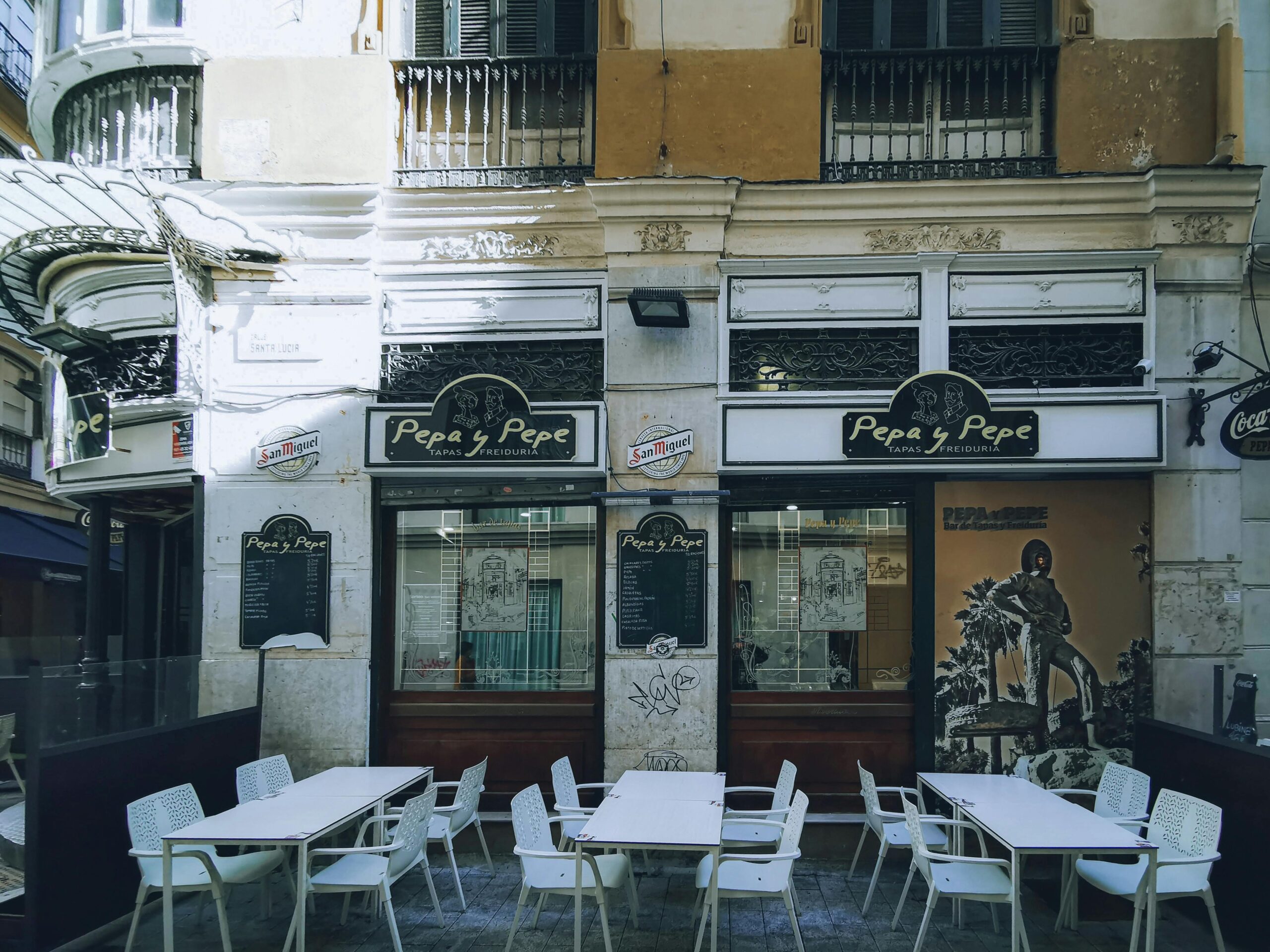 Patio outside of restaurant