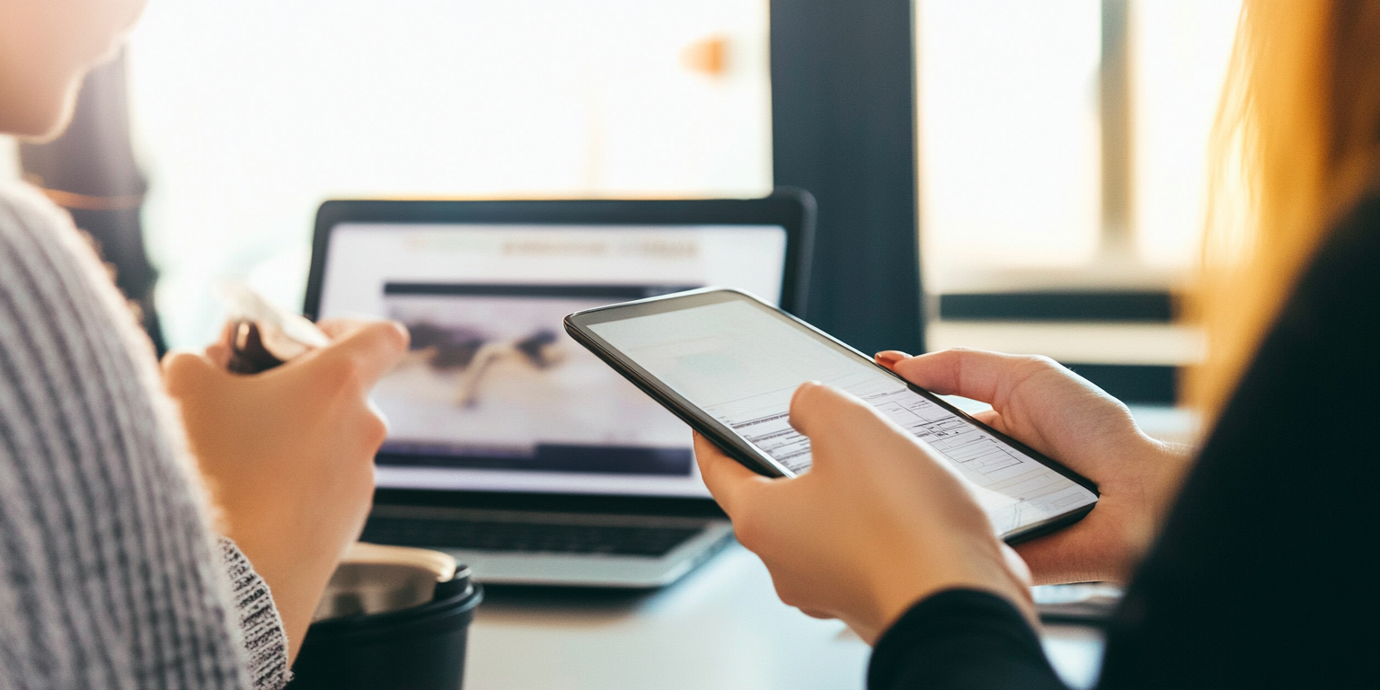 How To Do Payroll In Wyoming - a hand using a tablet